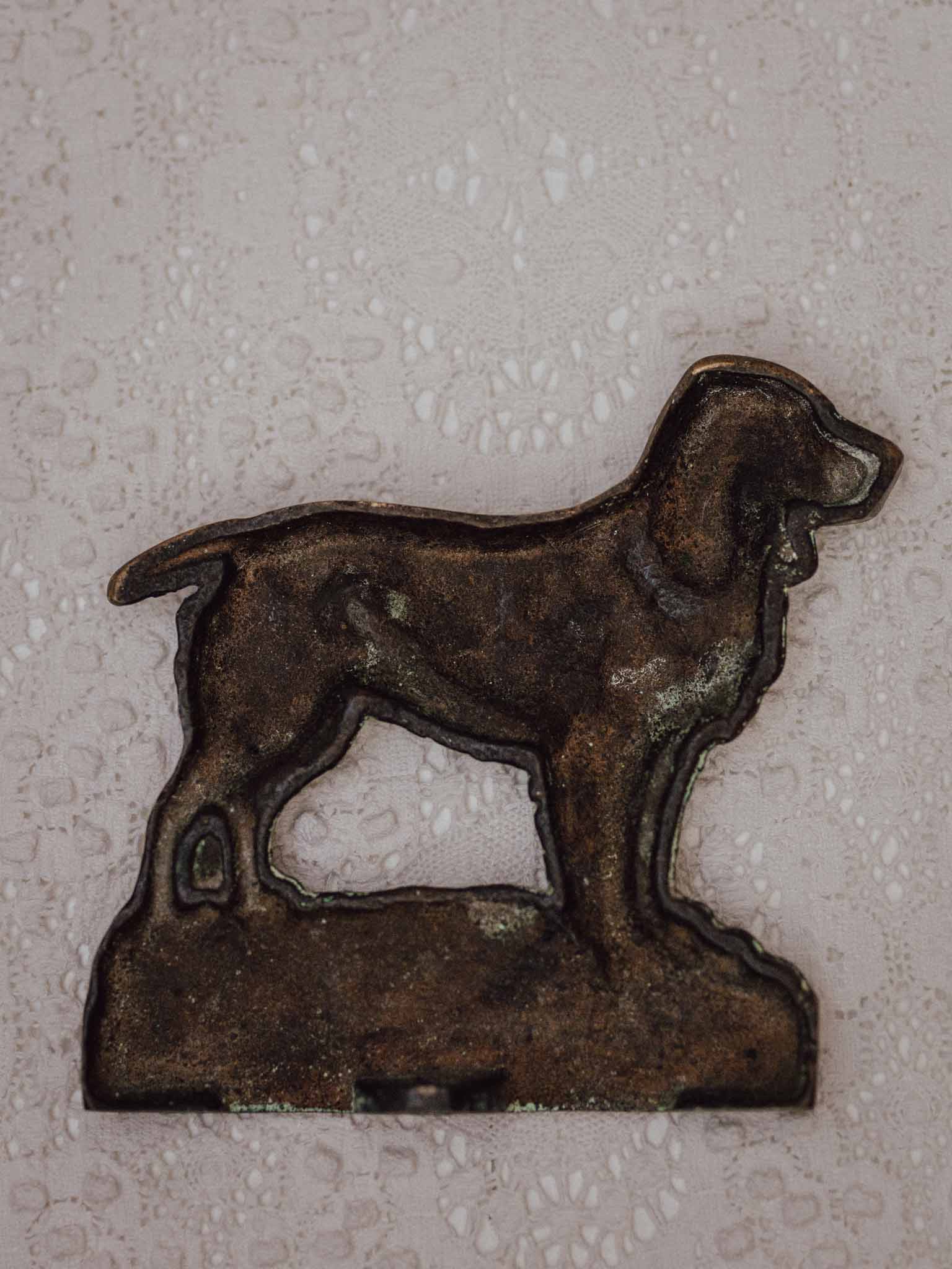 Cast Brass Dog