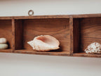 Antique Timber Brick Moulds Wall Shelves