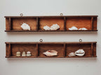 Antique Timber Brick Moulds Wall Shelves