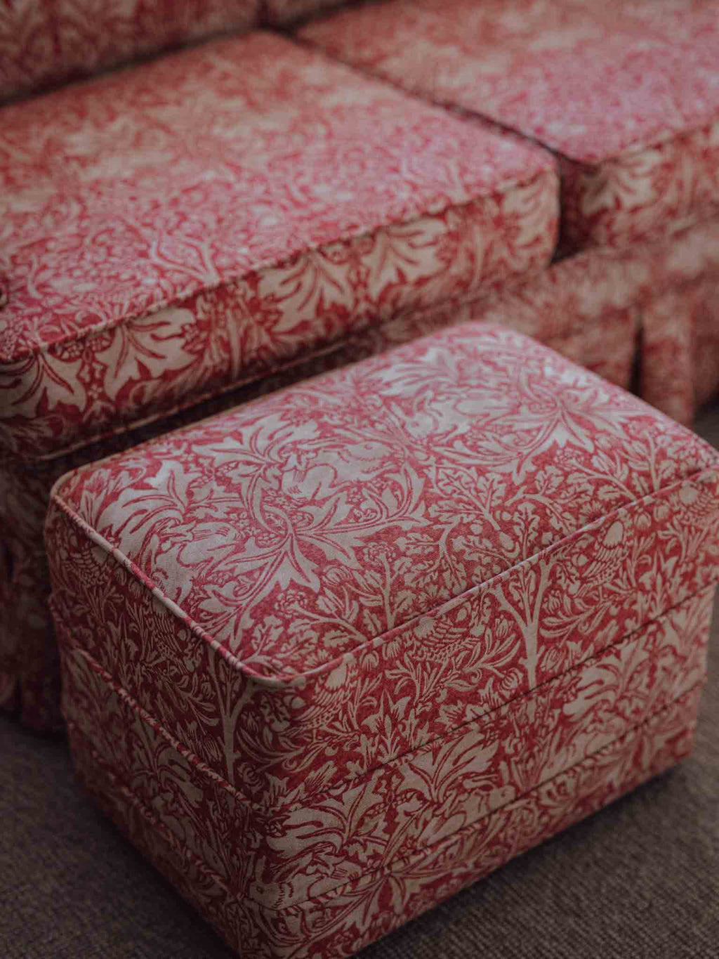 Morris & Co Brother Rabbit Sofa & Matching Ottoman