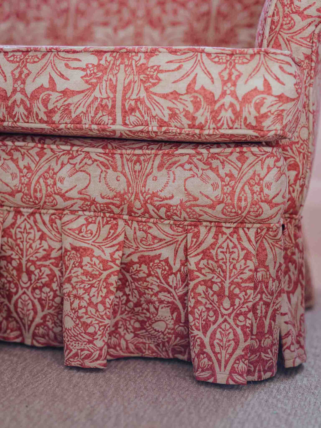 Morris & Co Brother Rabbit Sofa & Matching Ottoman