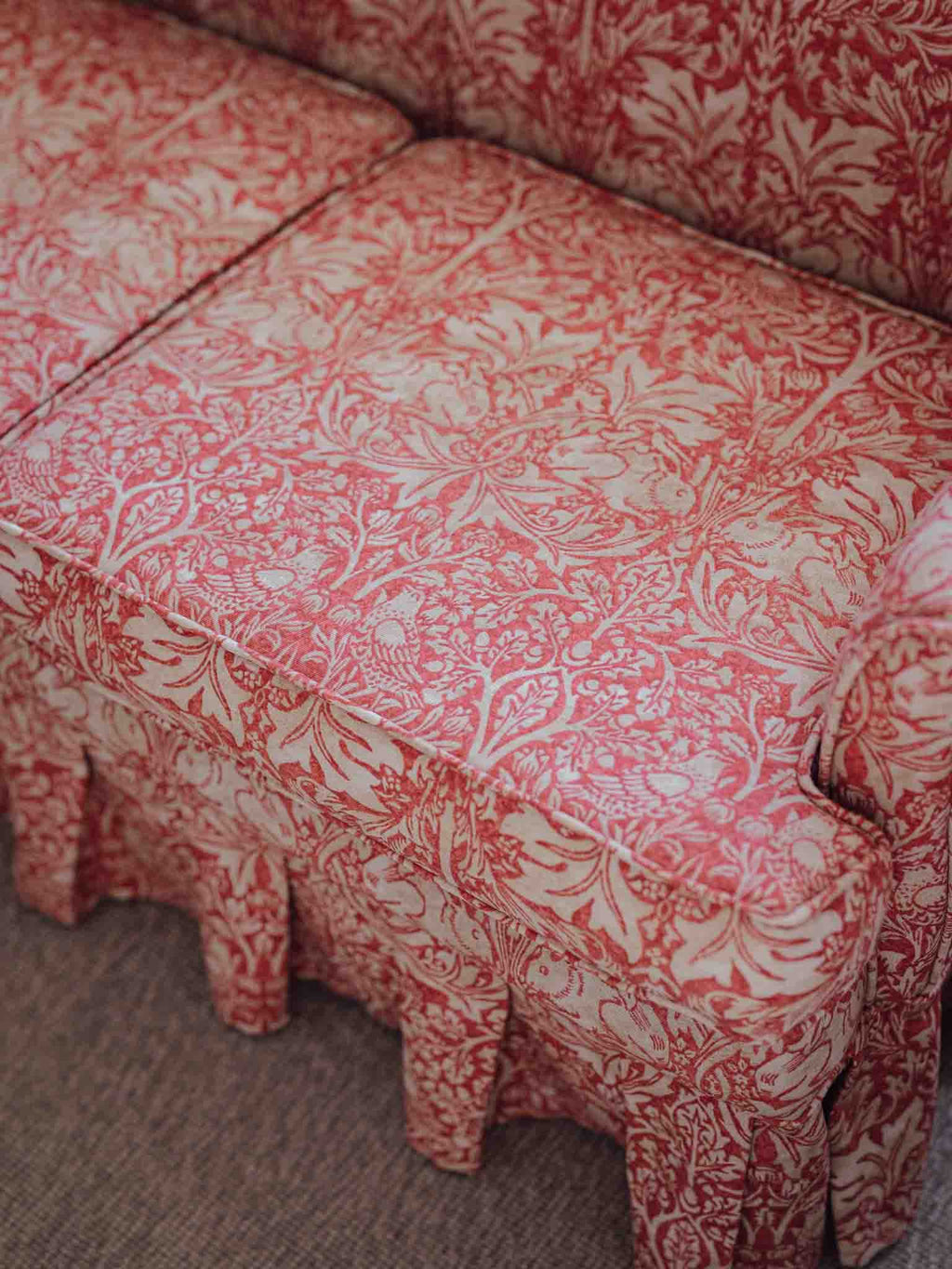 Morris & Co Brother Rabbit Sofa & Matching Ottoman