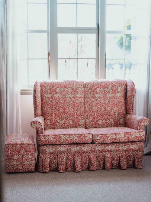 Morris & Co Brother Rabbit Sofa & Matching Ottoman