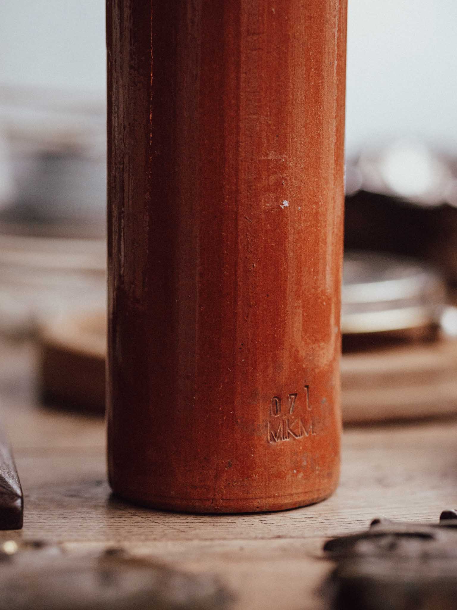 Antique Glazed Stoneware Bottle