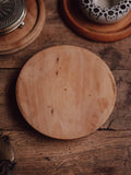 Vintage Hand Turned Wooden Breadboard