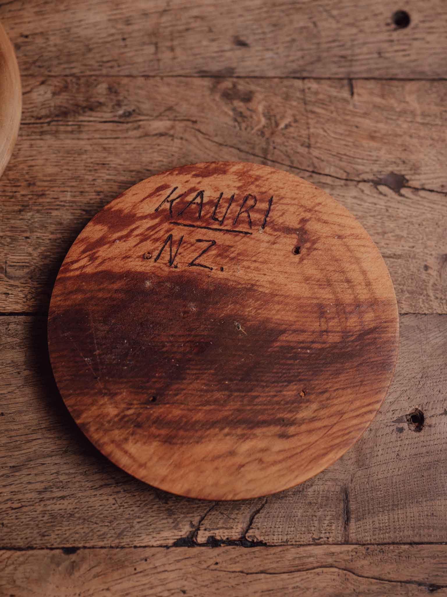 Vintage NZ Kauri Turned Breadboard