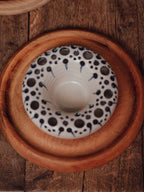 Maata Pottery Flower Frog Bowl