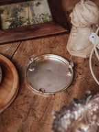 Silver Plated Footed Sunburst Dish
