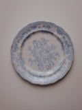 Asiatic Pheasants Blue Transferware Plate 2 of 2