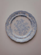 Asiatic Pheasants Blue Transferware Plate 2 of 2
