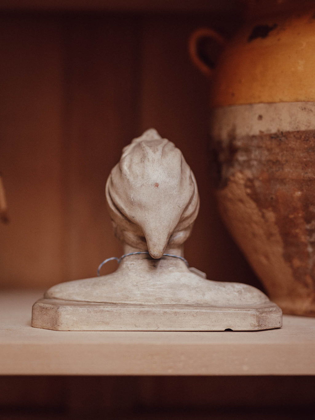 Italian Plaster Bust of Dante Alighieri