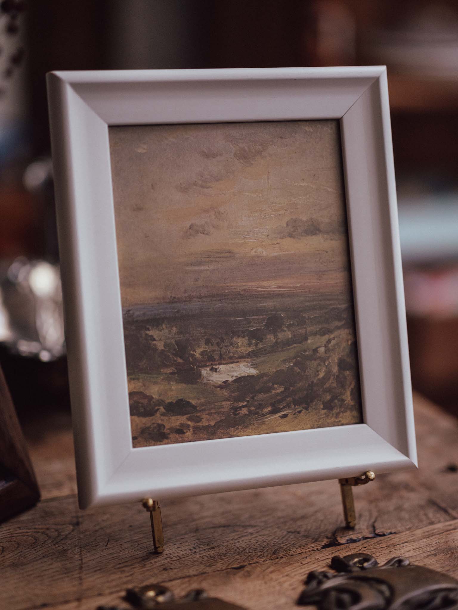 Framed Constable Landscape Reproduction Print
