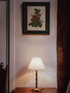 Vintage Brass Turtle Table Lamp