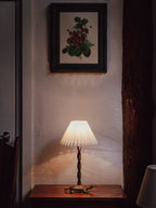 Vintage Brass Turtle Table Lamp