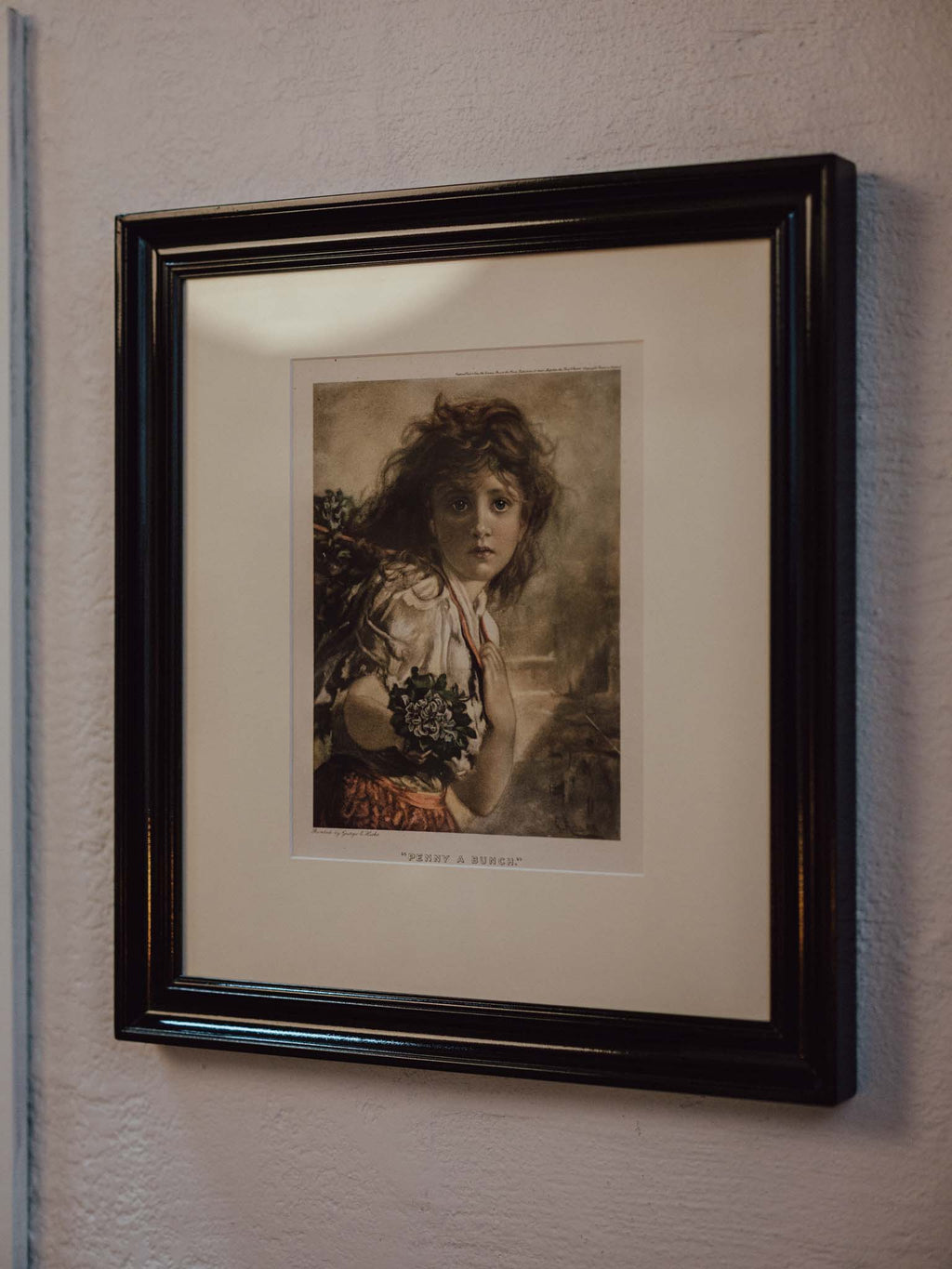 Penny a Bunch Raphael Tuck Chromolithograph after George Hicks