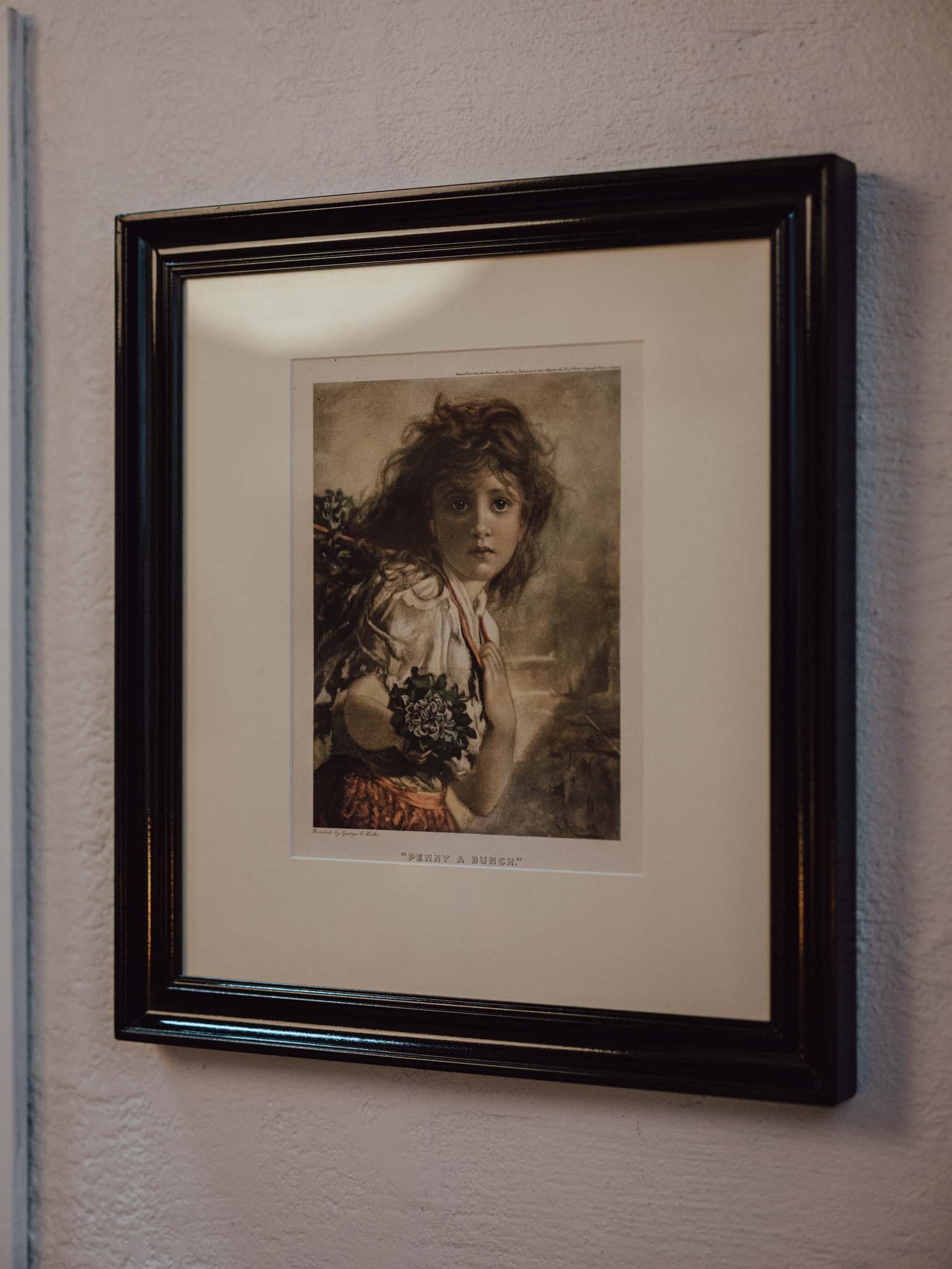 Penny a Bunch Raphael Tuck Chromolithograph after George Hicks