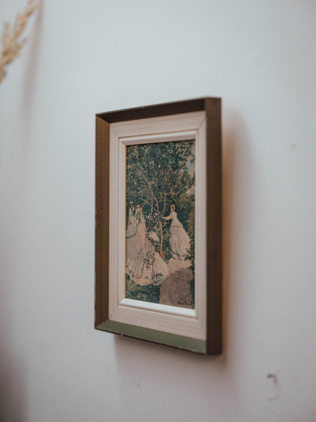 Framed Monet Silk Print - Women in the Garden