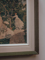 Framed Monet Silk Print - Women in the Garden