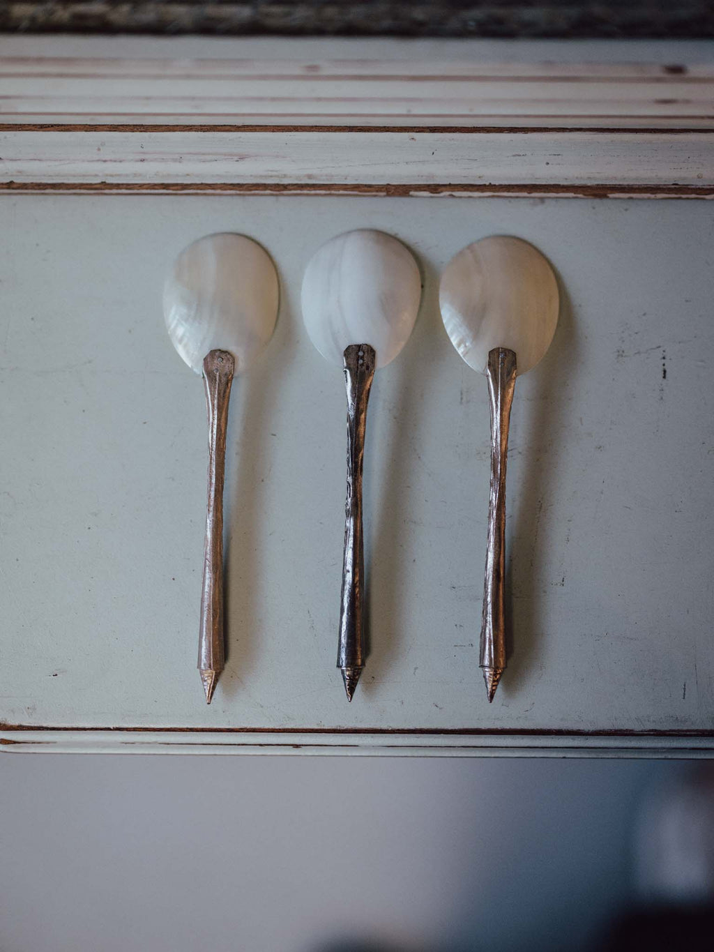 Mother of Pearl Spoons Set of Three