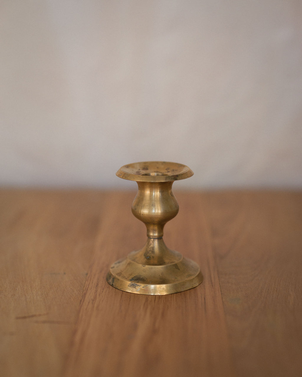Vintage Solid Brass Candlestick