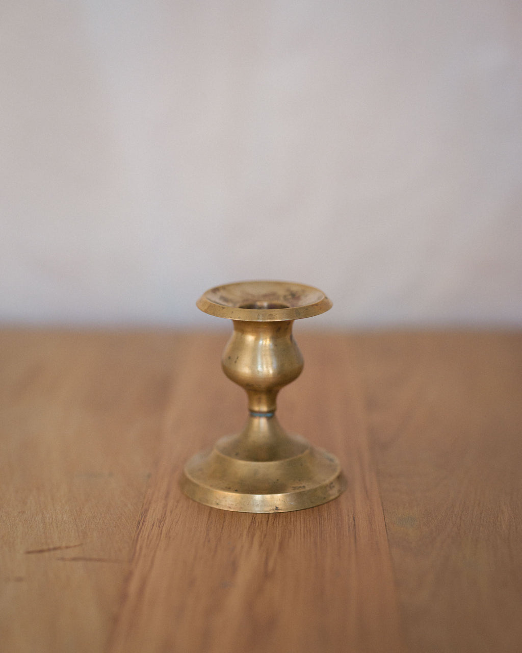 Vintage Solid Brass Candlestick