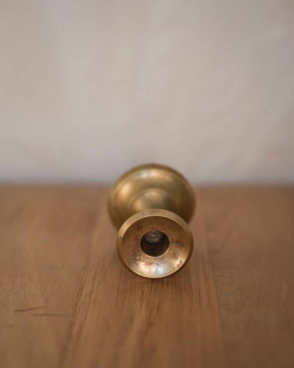 Vintage Solid Brass Candlestick