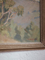 Muriel Harkness Oil Painting "The Blue Gum Tree"
