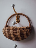 Pair of Vintage Woven Baskets