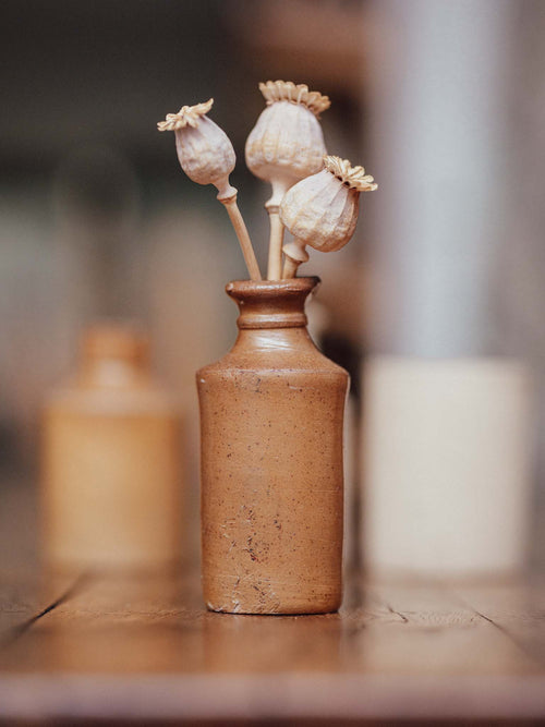 Hand Thrown Stoneware Spouted Bottle