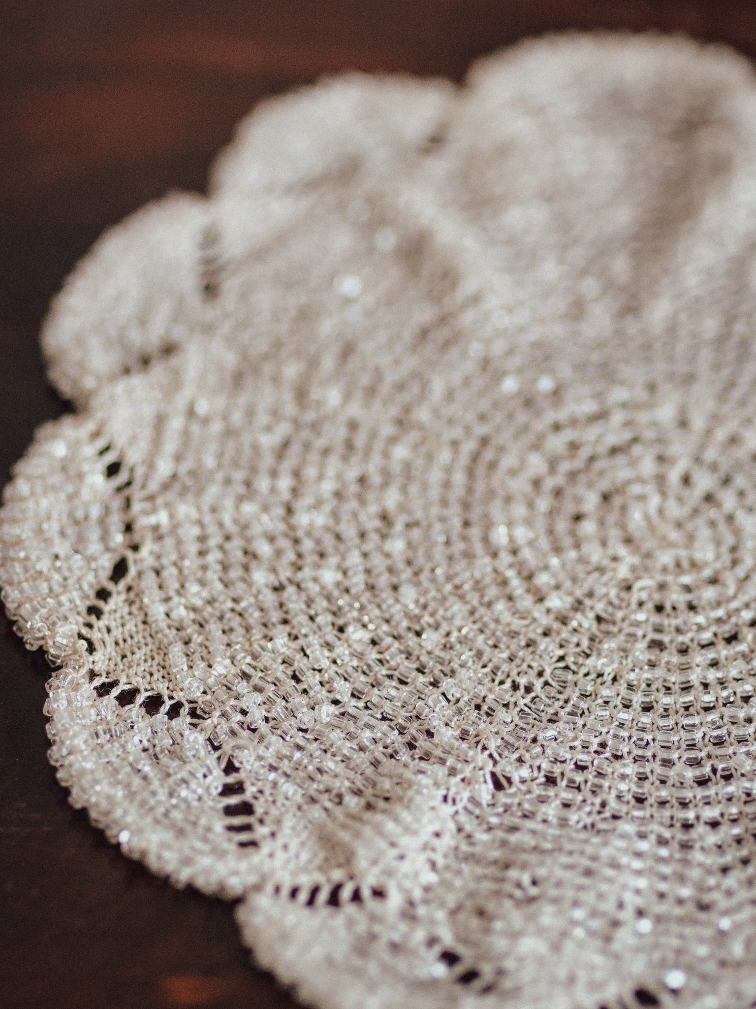 Beaded Bowl Cover