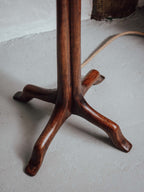 Handmade Standard Lamp with Copper Wire Shade