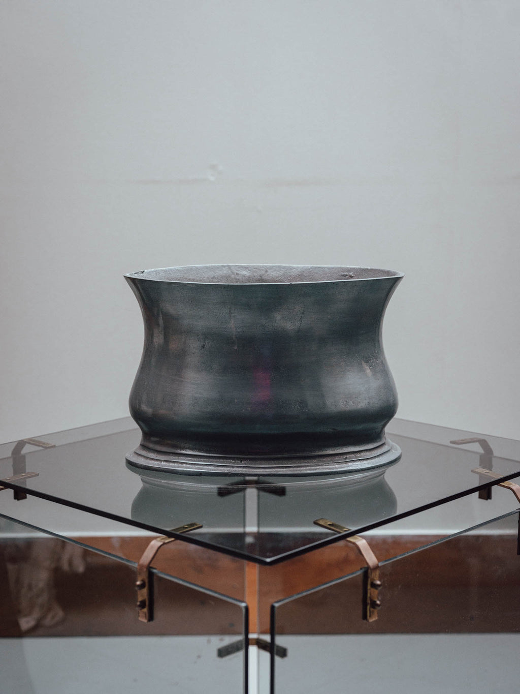 Large Oval Metal Planter