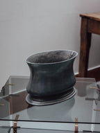 Large Oval Metal Planter