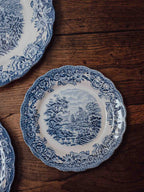 Ridgway Woburn Blue and White Side Plate