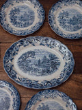 Ridgway Woburn Blue and White Platter