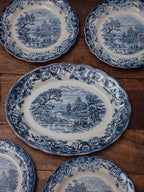 Ridgway Woburn Blue and White Side Plate