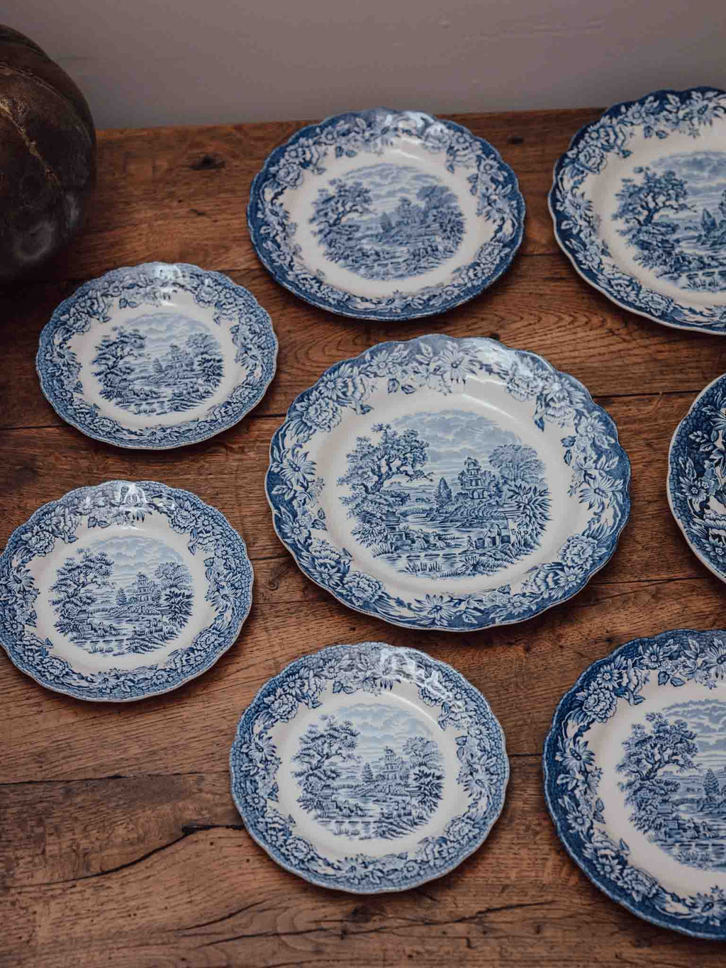 Ridgway Woburn Blue and White Side Plate