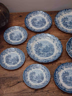 Ridgway Woburn Blue and White Side Plate