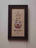 Framed Noah's Ark Cross-Stitch