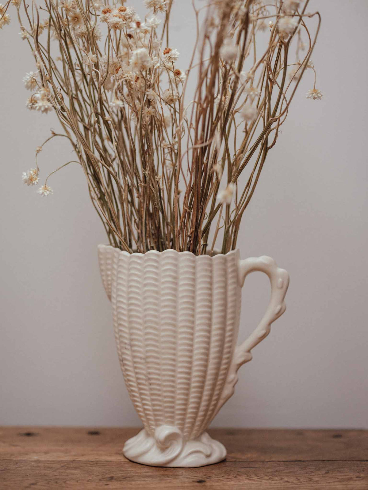 Falcon Ware Cream Shell Jug