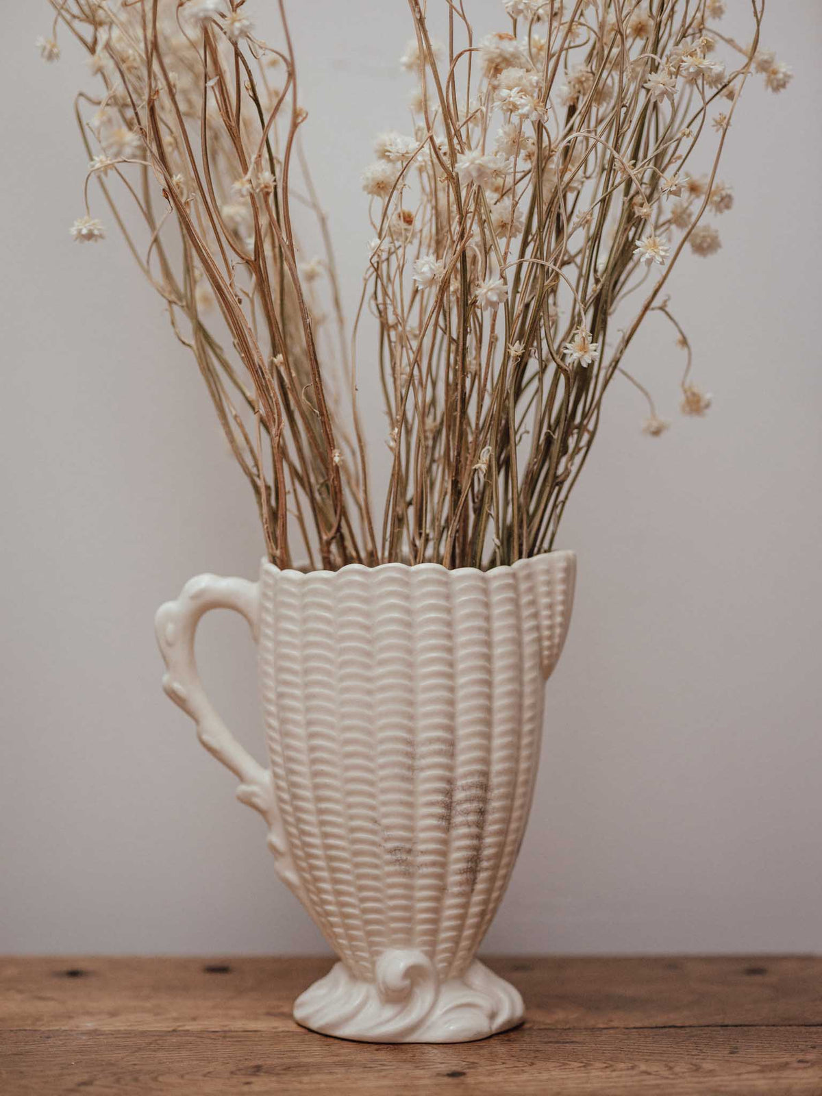 Falcon Ware Cream Shell Jug
