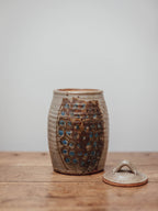 Studio Pottery Lidded Stoneware Jar