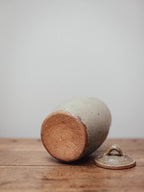 Studio Pottery Lidded Stoneware Jar