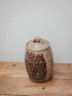 Studio Pottery Lidded Stoneware Jar