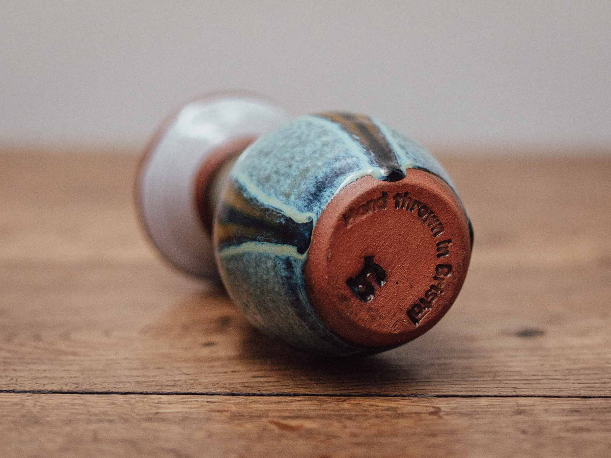 Hand Thrown Studio Pottery Oil Bottle