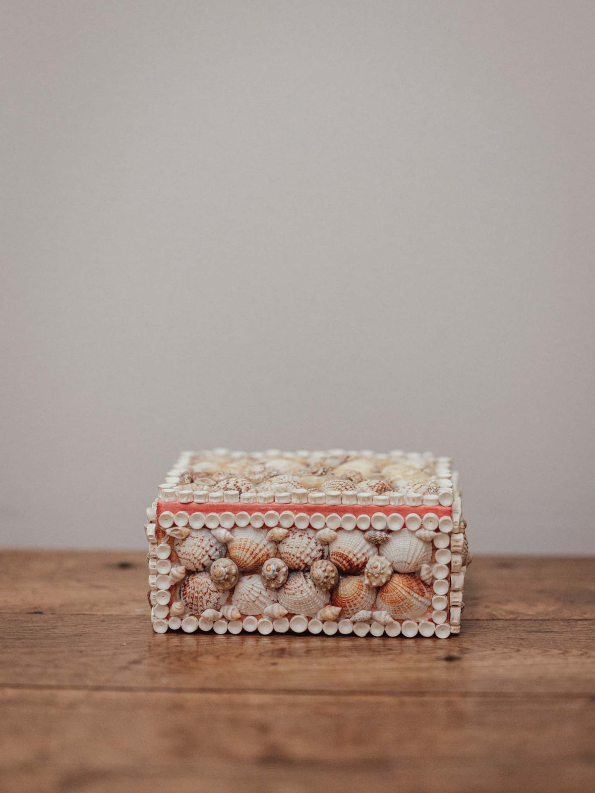 Vintage Seashell Trinket Box