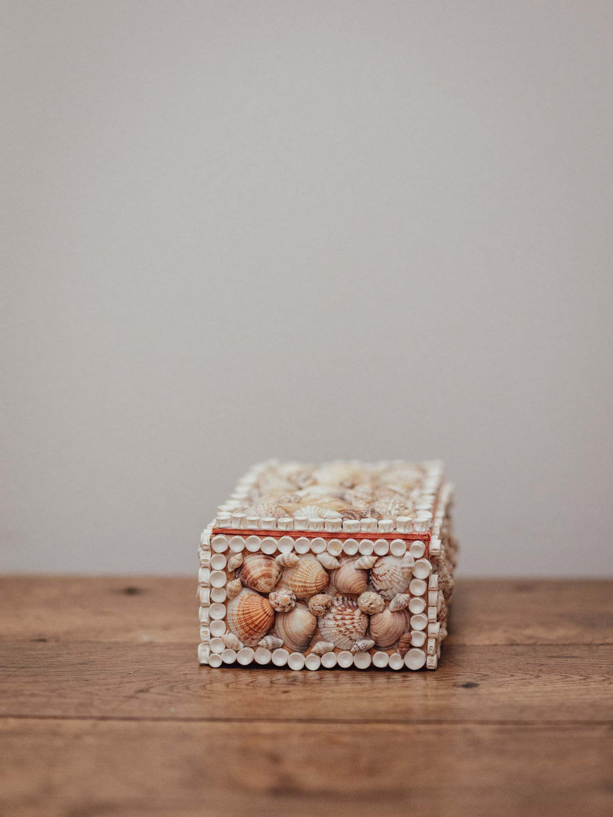 Vintage Seashell Trinket Box
