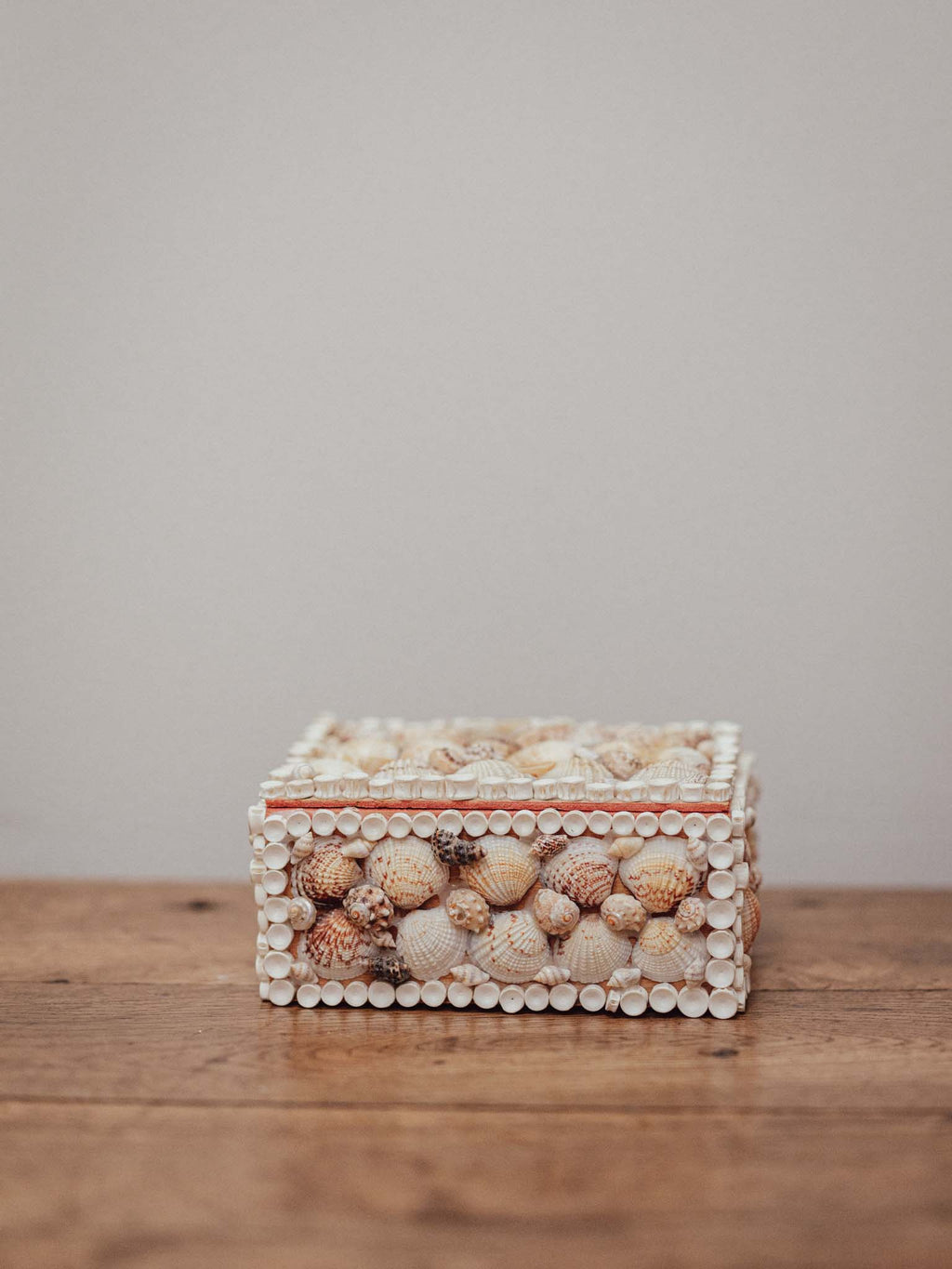 Vintage Seashell Trinket Box