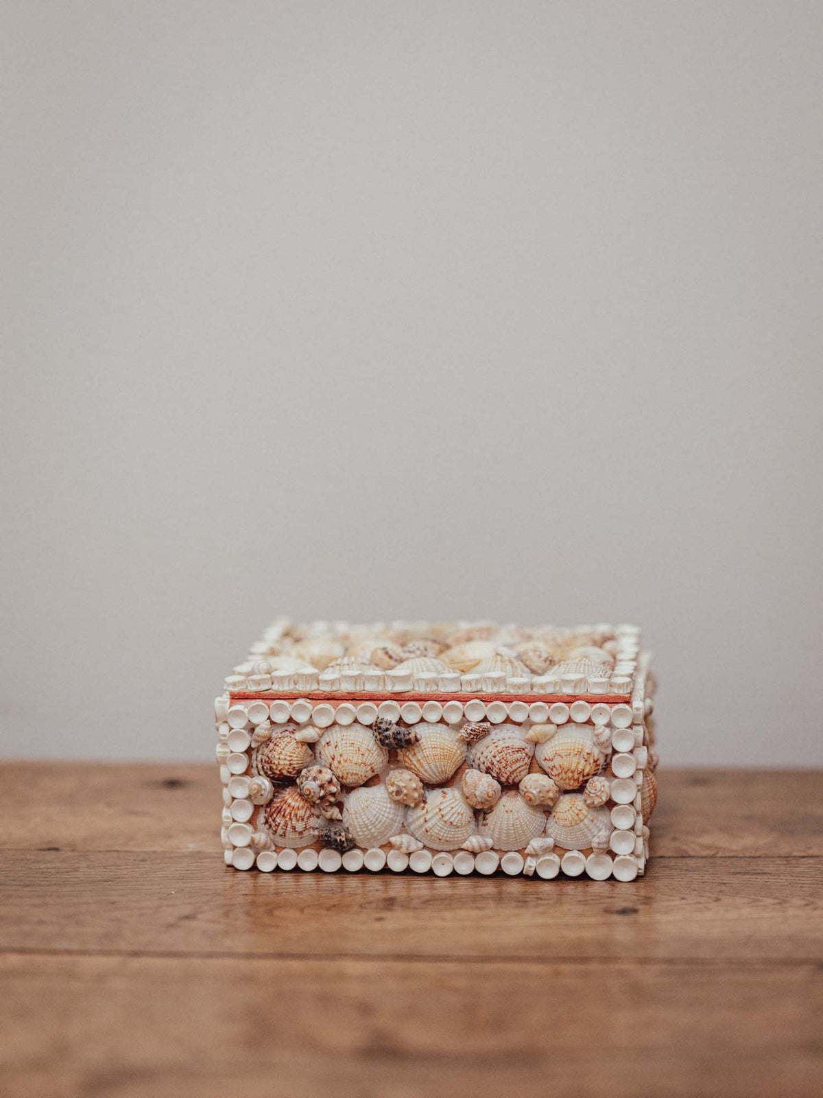 Vintage Seashell Trinket Box