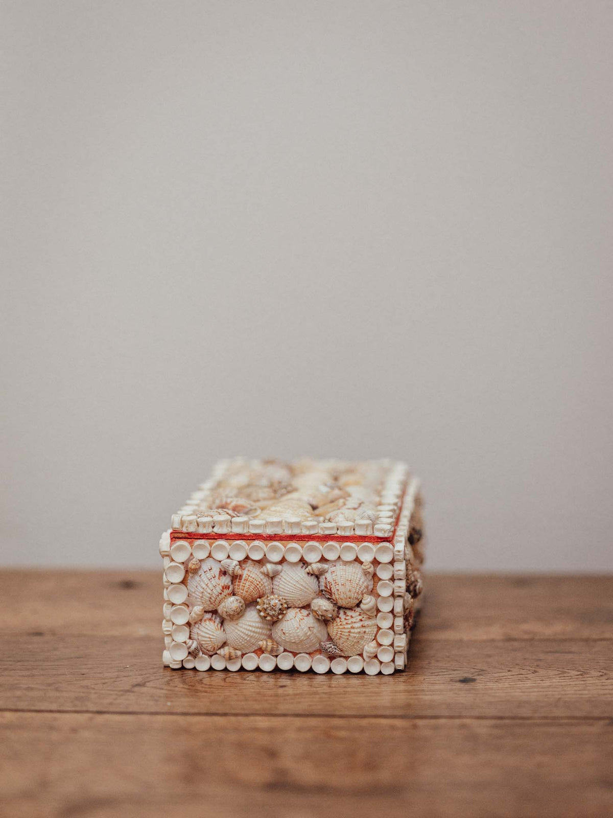 Vintage Seashell Trinket Box